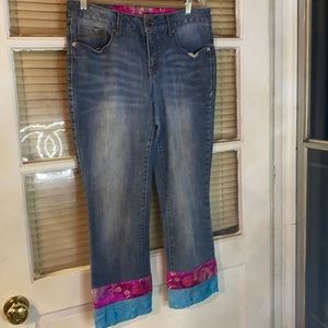 India Made Women’s colorful capris- Sz 12- no tags